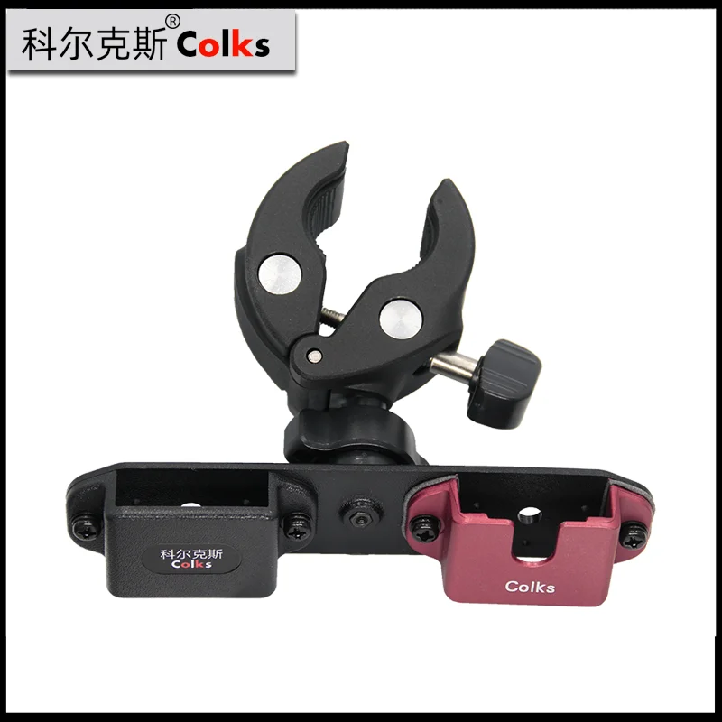 

Colks Walkie Talkie Bracket 17mm Back Clip Type 2-in-1 Walkie Talkie MH48 KMC35 Microphone Fixing Bracket Clip Type Fixing