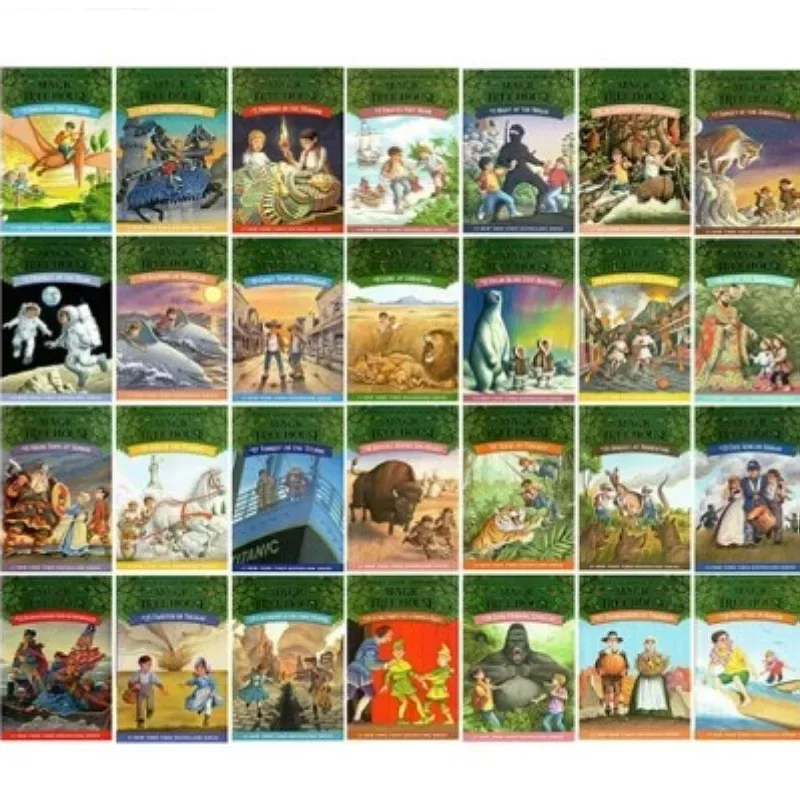 28 Books/Set Magic Tree House 1-28 English Reading Books Children's English Chapter Bridge Book