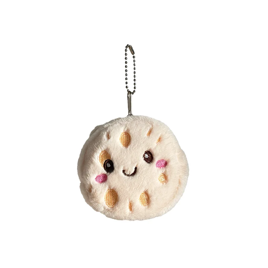 Creative Cartoon Lotus Root Plush Coin Purse Lipstick Portable Storage Small Bag Versatile Bag Pendant Wholesale