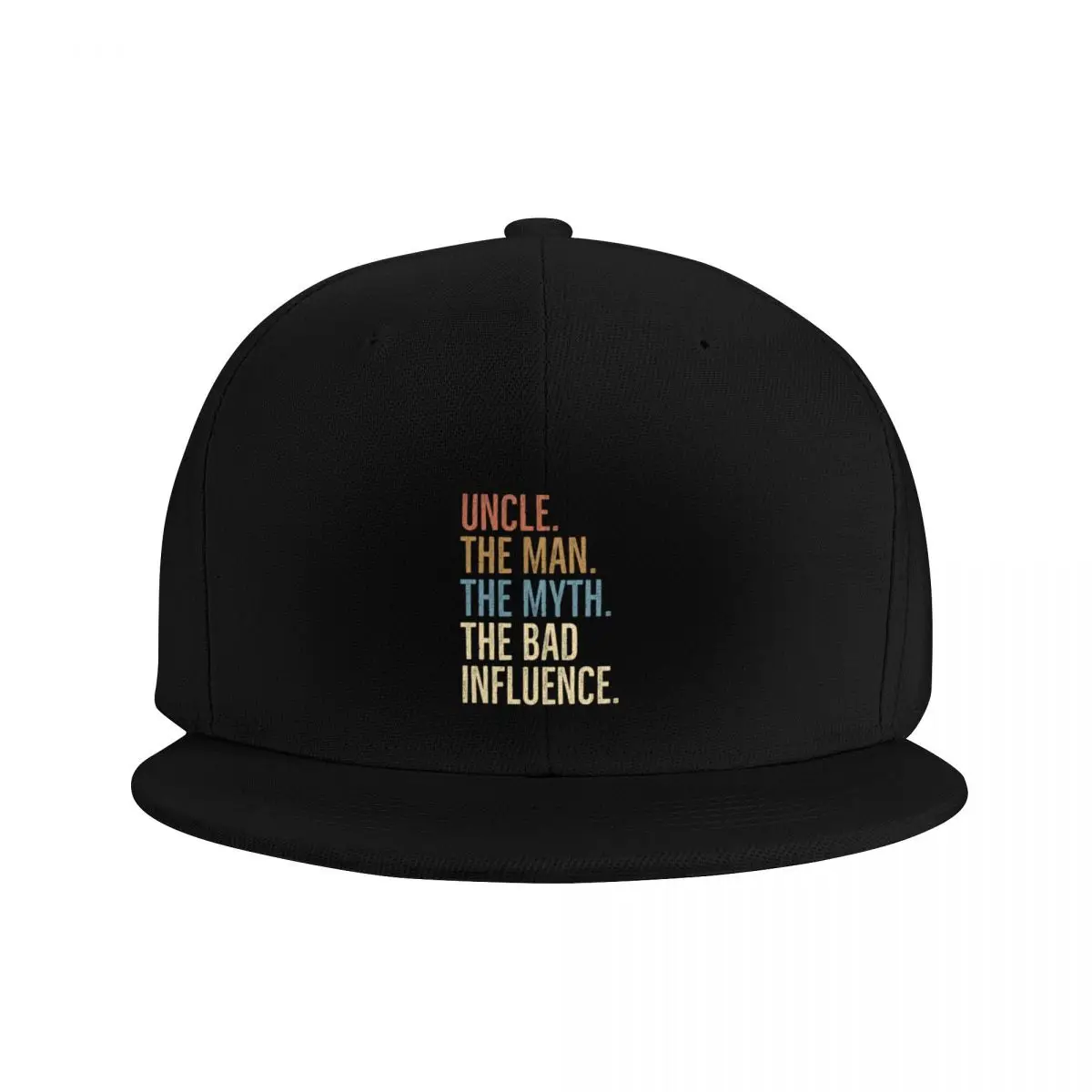 Uncle The Man The Myth The Bad Influence Baseball Cap Cosplay Military Cap Man Sun Hats For Women Men's