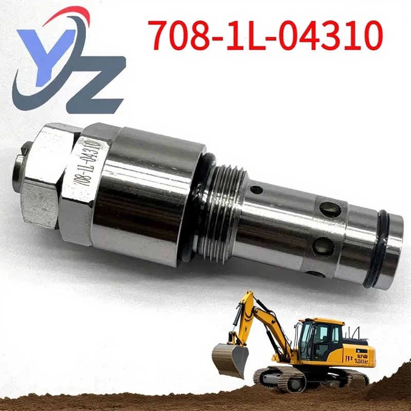 

708-1L-04310 Excavator Overflow Valve BR100,BR100IG, BR10OR,BR10ORG, BR300S, Main Relief Valve for Komatsu 7081L04310
