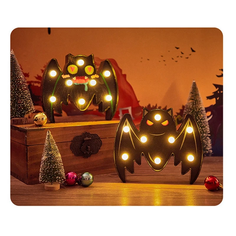 Halloween Horror Night Lights Ornament Halloween Party Props Bar Table Lamp Decorations