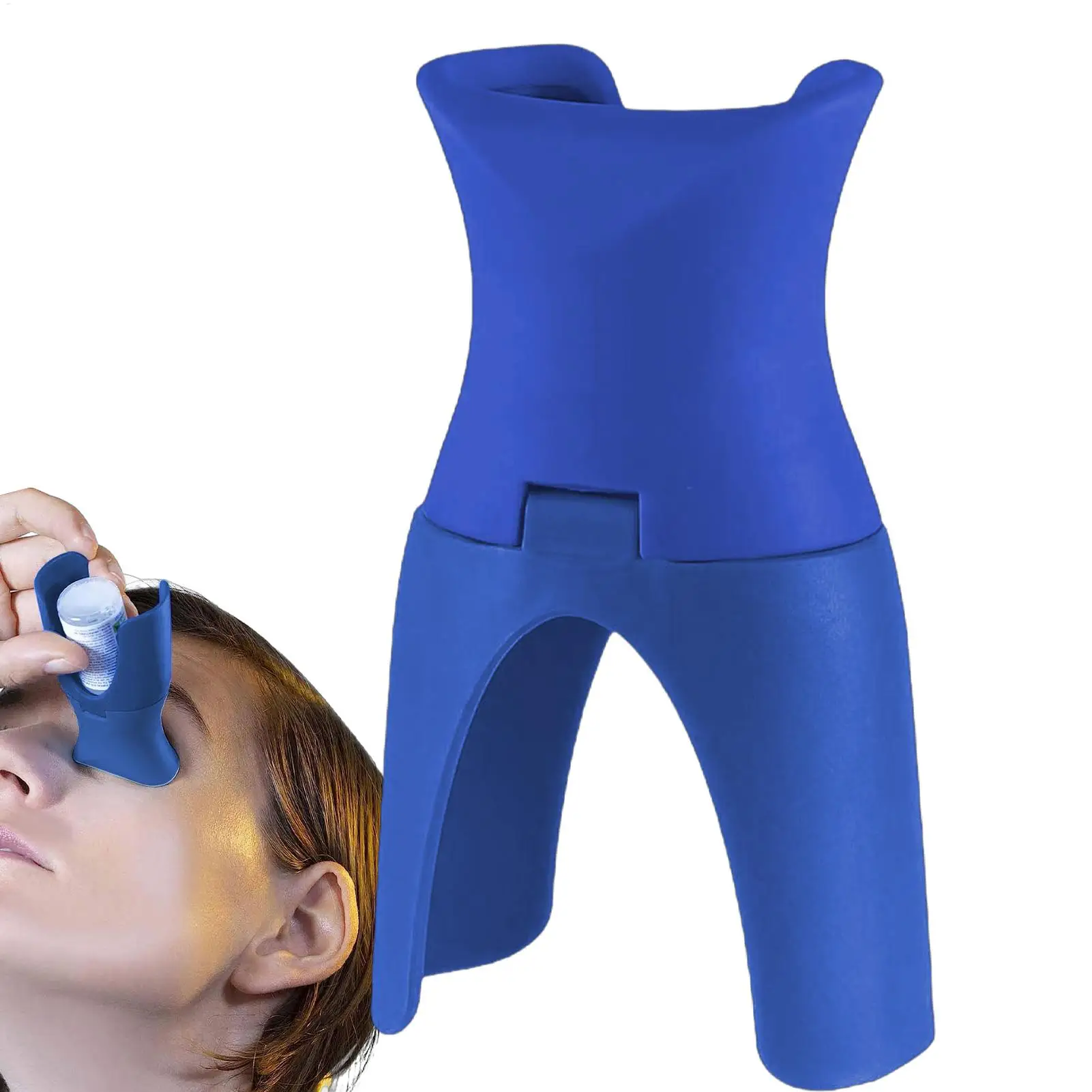 Eye Drop Guide Compact Precise Applicator Eye Dropper Tool for Seniors Home Travel Indoor Outdoor Health Care Bathing Washing