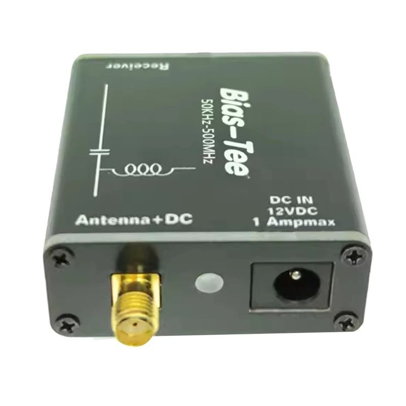 Hfdyloop-Loop Antena Feed Viés Tee, DC Blocker, 50Khz-500Mhz, RF