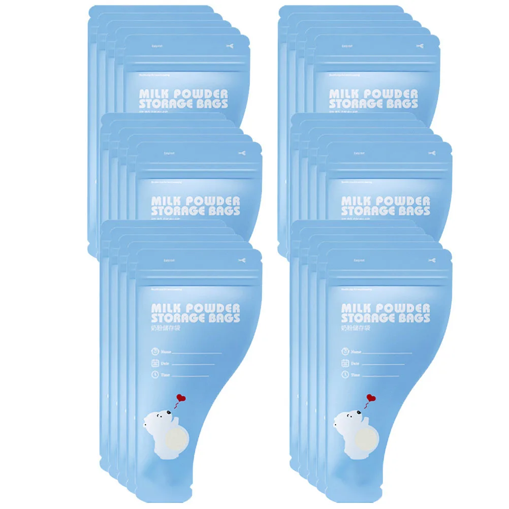 30 قطعة أكياس تخزين مسحوق الحليب القابل للتصرف المحمولة مختومة السفر صيغة الحقائب أكياس تخزين مسحوق أغذية الأطفال #3