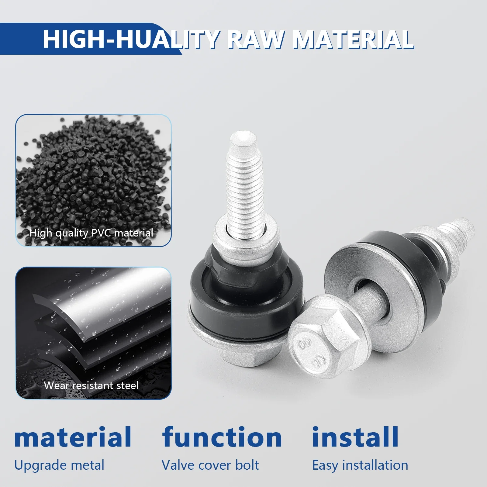 

18 PCS Engine Valve Cover Bolts For 2009-2010 F150 2005-2010 F250 F350 Super Duty Mustang 2005-2014 Expedition For 7L1Z-6C519-A