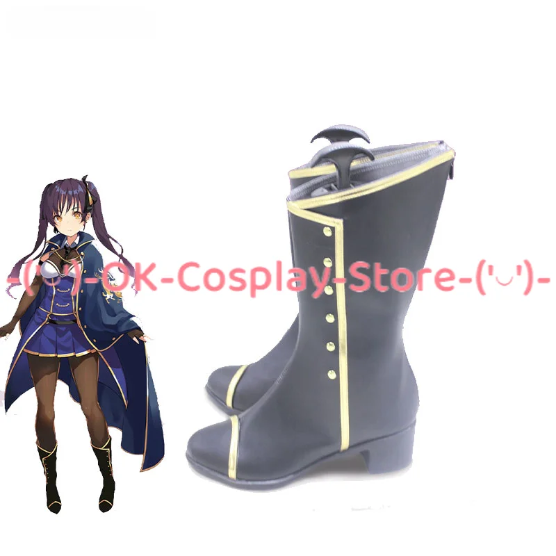 Anime Assault Lily BOUQUET Freak Slayer Haru Cosplay Shoes Halloween Carnival Boots PU Shoes  Cosplay Props Custom Made