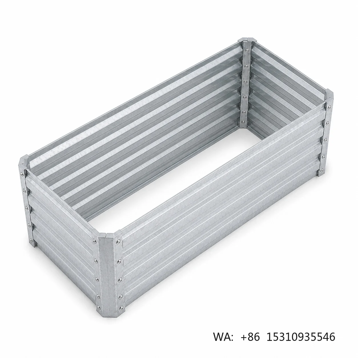 Best Seller Weather Resistant Minimalist Raised Plant Container 6.35kg Gross Weight for Courtyard Greening Work