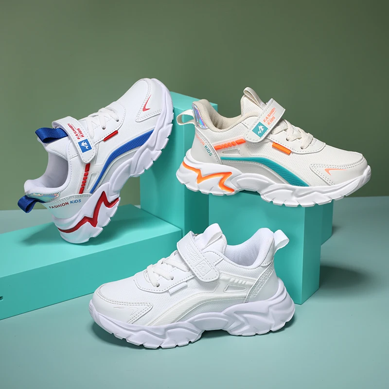 Scarpe per bambini Ragazze Scarpe per bambini Sneakers per ragazzi Scarpe per bambini Moda Casual Sport Scarpe da corsa in pelle per ragazze Sneaker