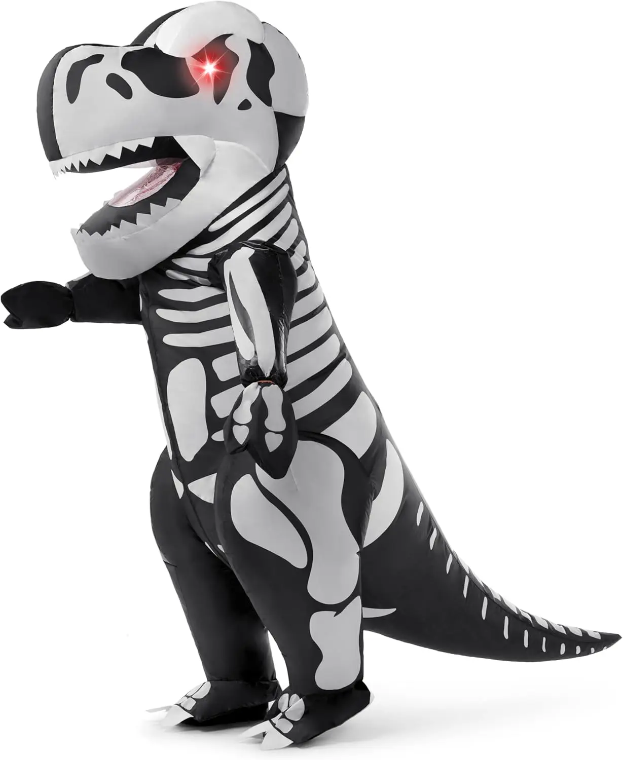 

Надувной костюм динозавра для взрослых со светодиодными глазами для косплея и тематических вечеринок