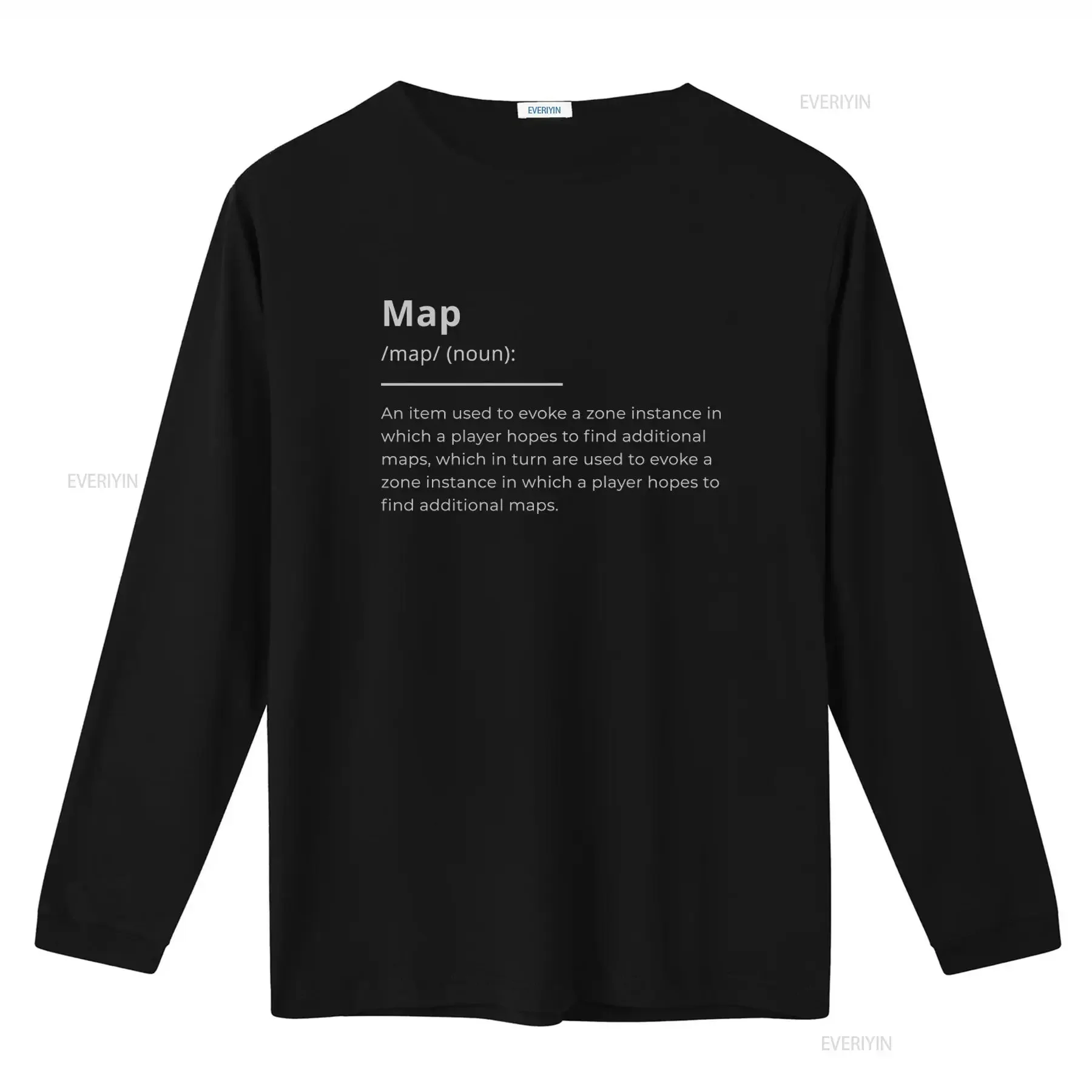 Map Defined Path Of Exile Inspired Funny T Shirt for Gamers vintage Washed Versatile streetwear Stylish fashion Comfortable