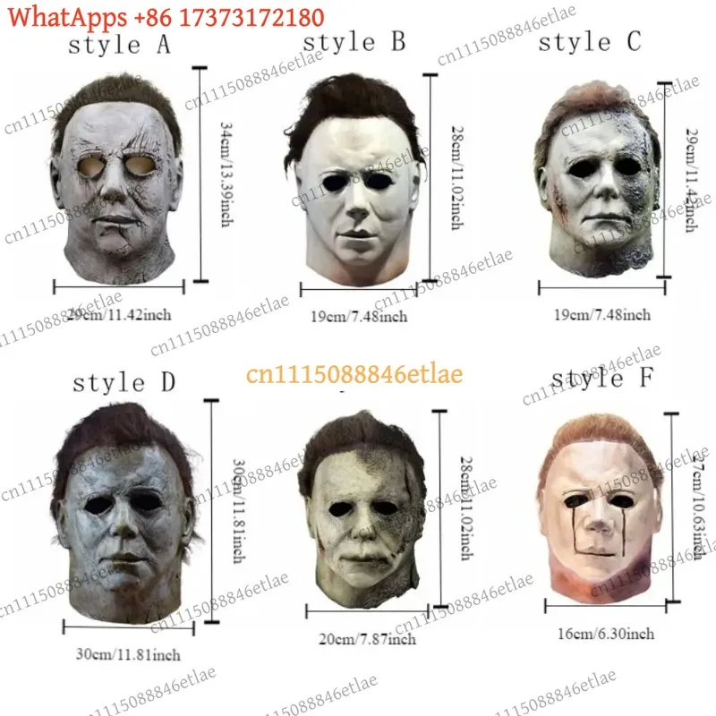 k3 for Michael Myers Latex Horror Mask – Realistic Killer Cosplay Costume for Halloween
