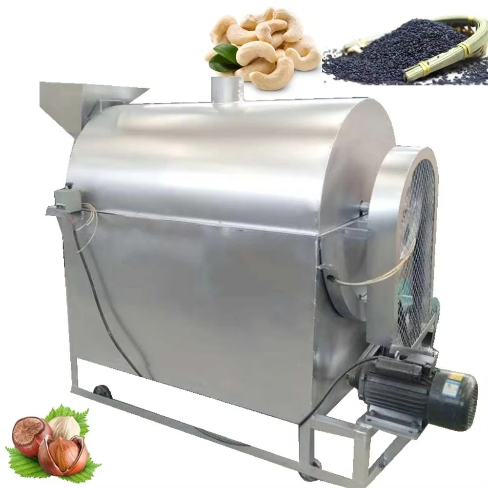 

Multifunctional High-Quality Nut Roasting Machine with Temperature Control for Almonds Peanuts Cashews Sunflower Seeds