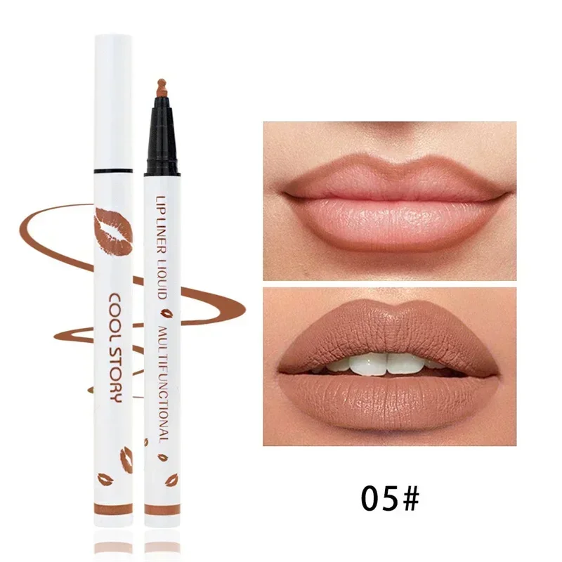 Heallor-Crayon Vepliner Liquide Doux pour Lèvres Naturelles, vaccage Rapide, Bâton d'Outil Cosmétique, Longue Durée, 256, Jules Liner