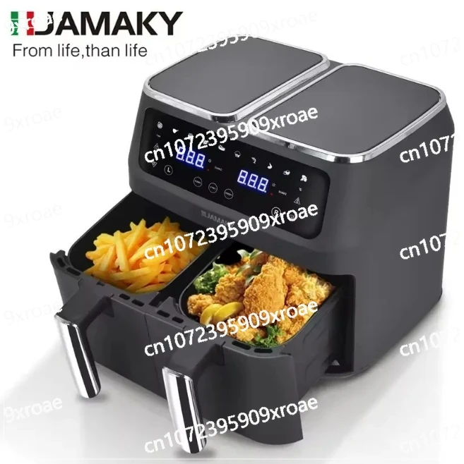 Double Airfryer German Fritoz Electric Smart Dual Basket 6L 8L 9L Freidora De Aire Digital Oven Air Fryer