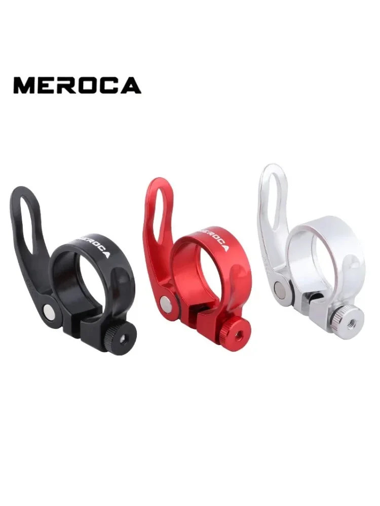 AliExpress NONE MEROCA Bike Seatpost Clamp Aluminium Alloy 31.8/34.9mm Seatpost-Clamp Quick Release Ultra Light Iamok Bicycle Parts