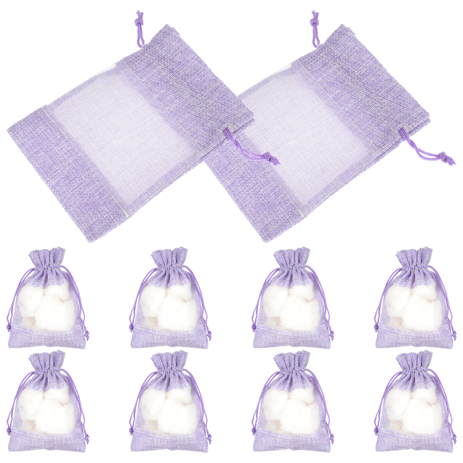 10 Pcs Lavender Sachet Bag Bags Empty Perfume Sachets Fragrance Scented Drawer Liners for Dresser Stitching