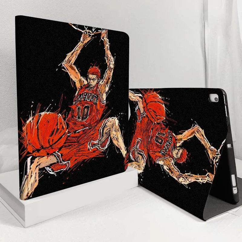 

Чехол для планшета Anime Slam Dunk Art Cool для iPad Pro Air Mini 2 3 4 5 6 7 7th 8th 9th 10. 11th 10.2 9.7 10.5 10.9 11 12.9 13 дюймов