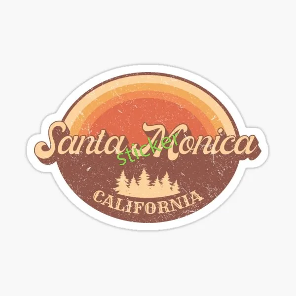 

Santa Monica Waterproof Motorcross Car Decal Racing Stickers Decoration Waterproof and Sunscreen PVC