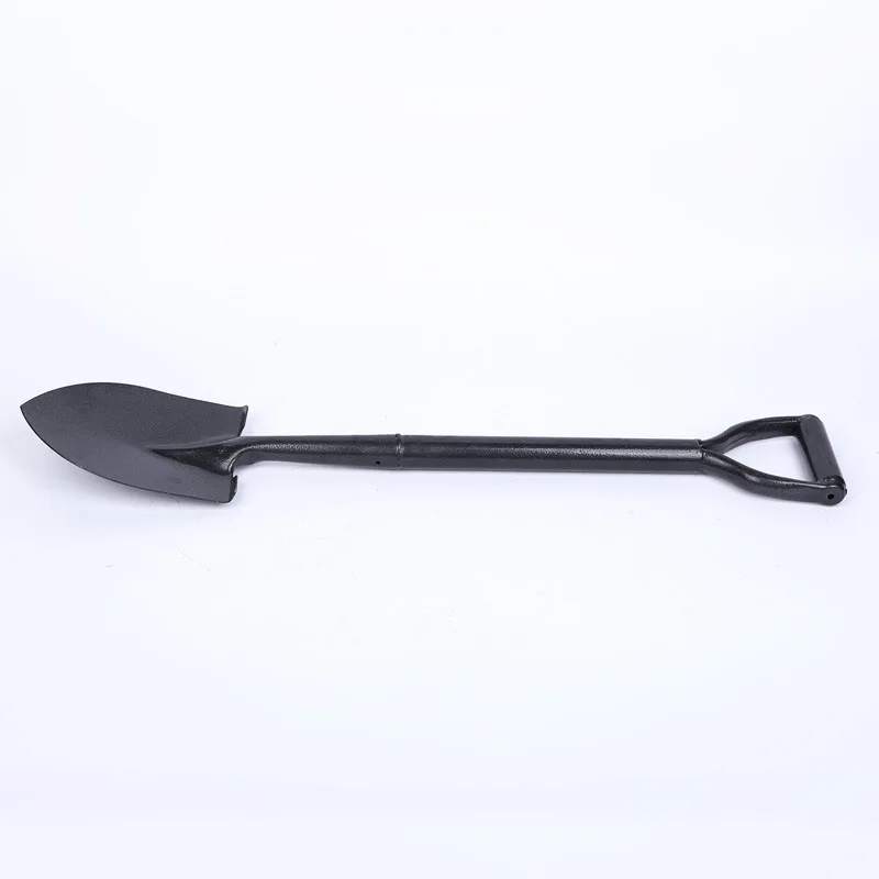 Heavy Duty Round Point Shovel Garden Tool With D-Handle Shovels Spades For Farming Tools Digging Tool Iron Handle Shovel