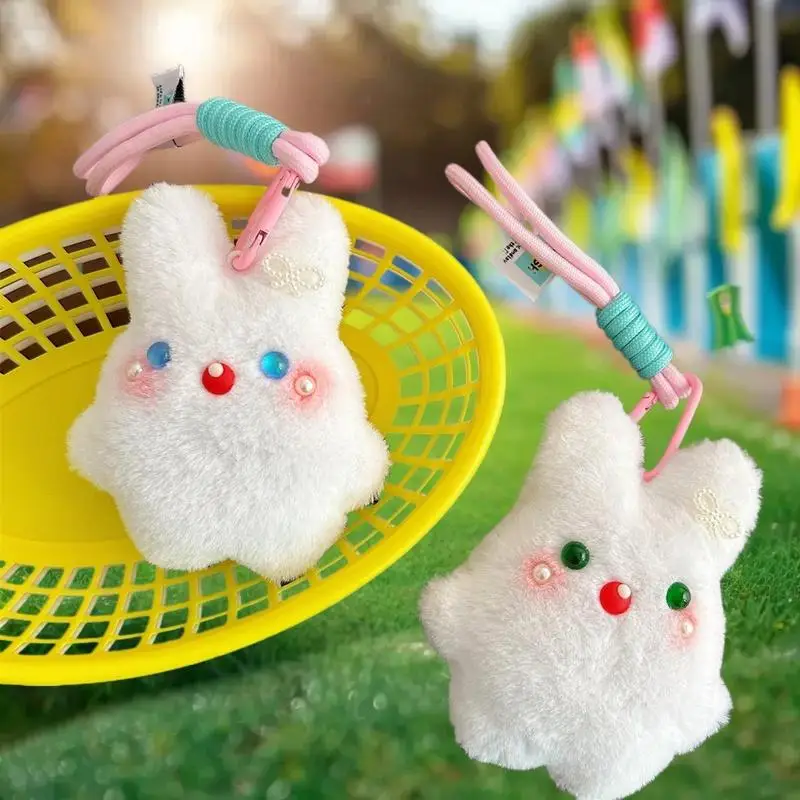 

Lovely Long-eared Rabbit; Plush Stuffed Doll Keychain; Bag Pendant; Delightful Girly Present