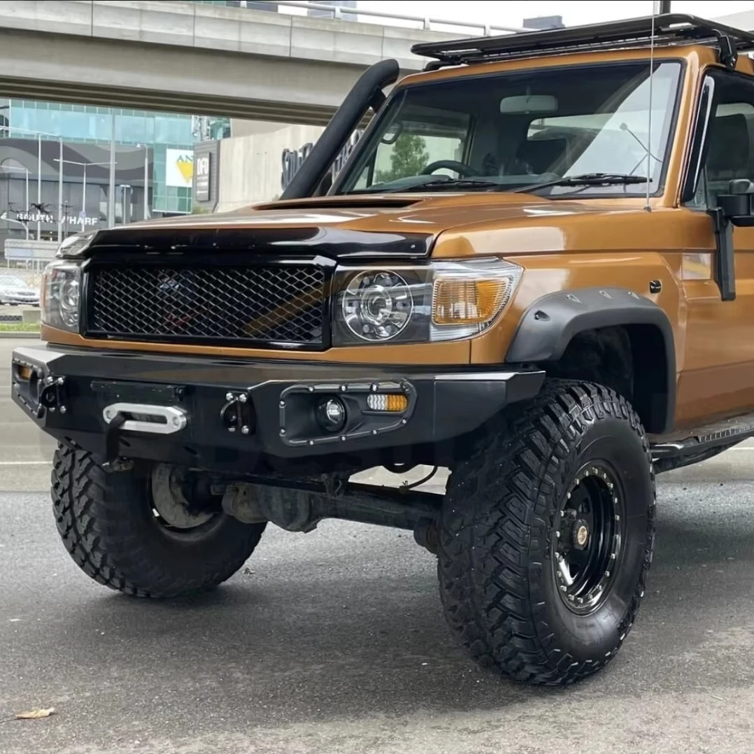 

LC70 Series Steel Bull Bar | LC76/LC78 Anti-Rust Off-Road Guard