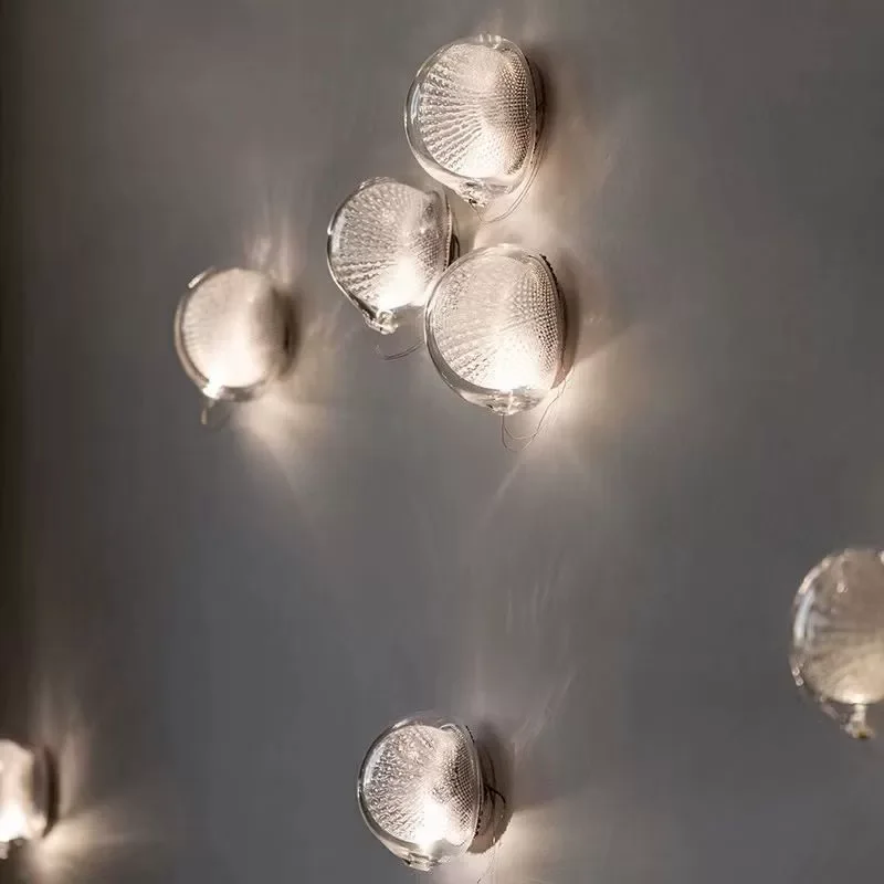 Nordic Wall Led Light Moden Wall Lamp Living Room Wall Panel Glass Designed Wall Lighting Gamer Setup Decoration Light Fixtures