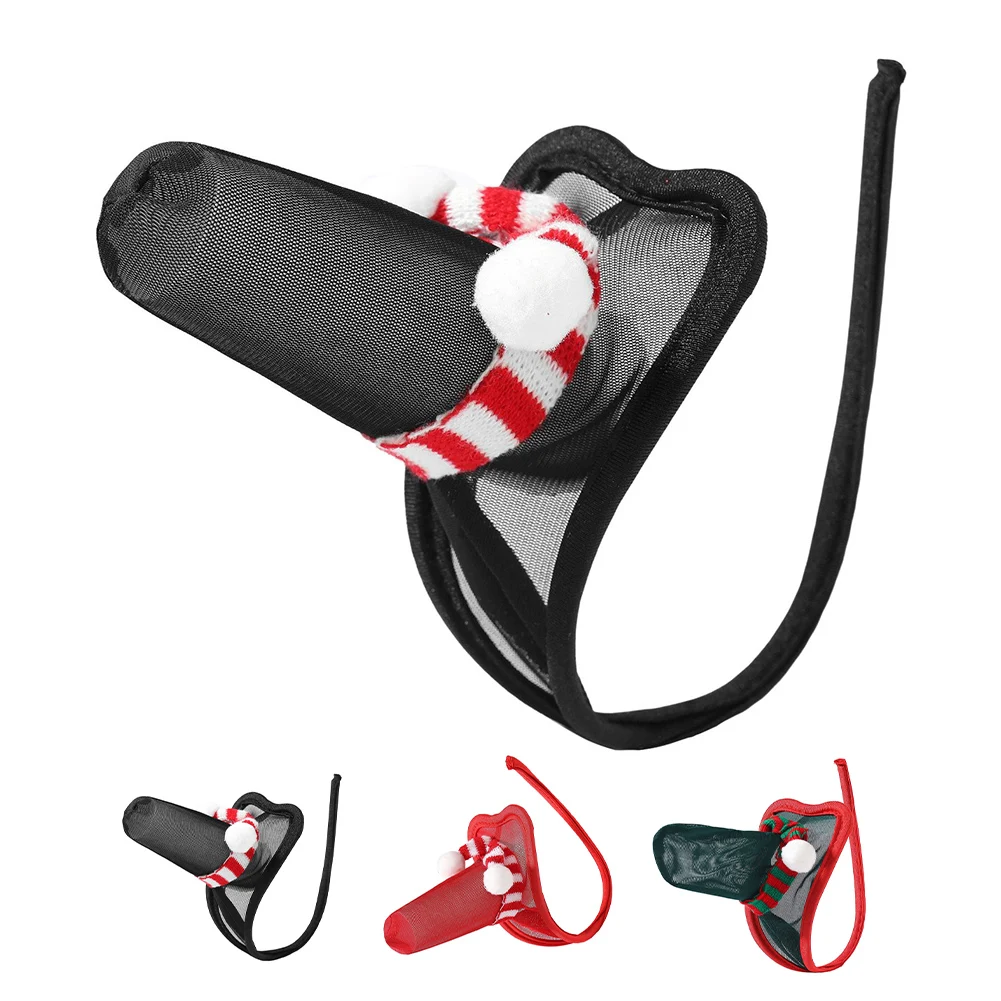 

Sheer Mesh Men's Bulge Pouch Thong Underwear C Strings G Strings Open Butt Style Erotic Underpants for Special Occasions