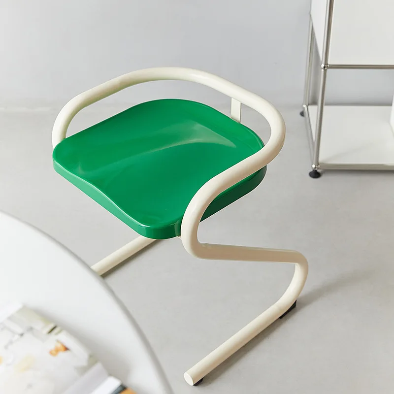 

Medieval dining chair Small apartment dressing stool Industrial style bench Simple ins Korean coffee shop chair