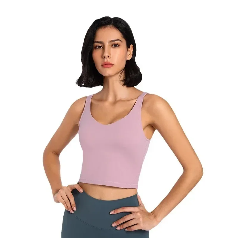 Reggiseno sportivo in Nylon limone Top corto da donna reggiseno Yoga traspirante ad alto impatto palestra Fitness abbigliamento sportivo biancheria intima sportiva Sexy