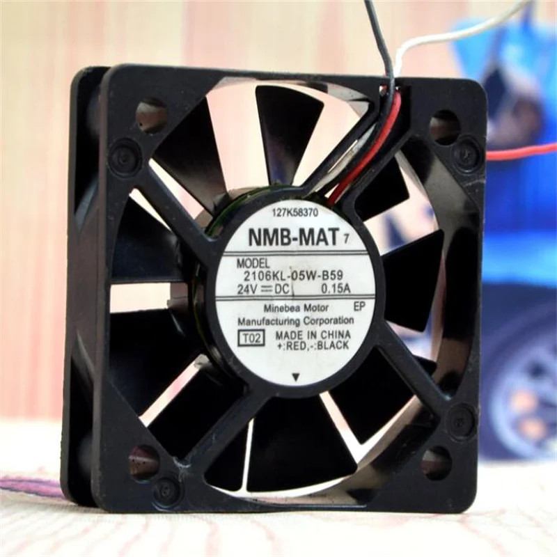 Wholesale: original NMB 2106KL-05W-B59 5015 24V 0.15A three-line large air volume inverter cooling fan