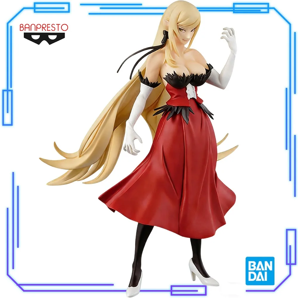 En Stock Bandai Original Banpresto Kizumonogatari Kiss Shot Acerola Orion corazón bajo hoja SQ 18cm modelo figuras de juguete