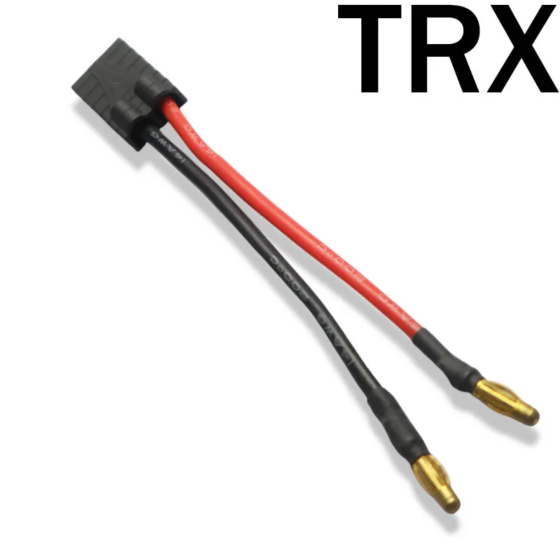 TRX Mother to 4mm Lithium Battery Model Plug 4MM /2s Balance Head T/ XT60/EC5/XT90S Charging Wire Connect Line For DIY Model