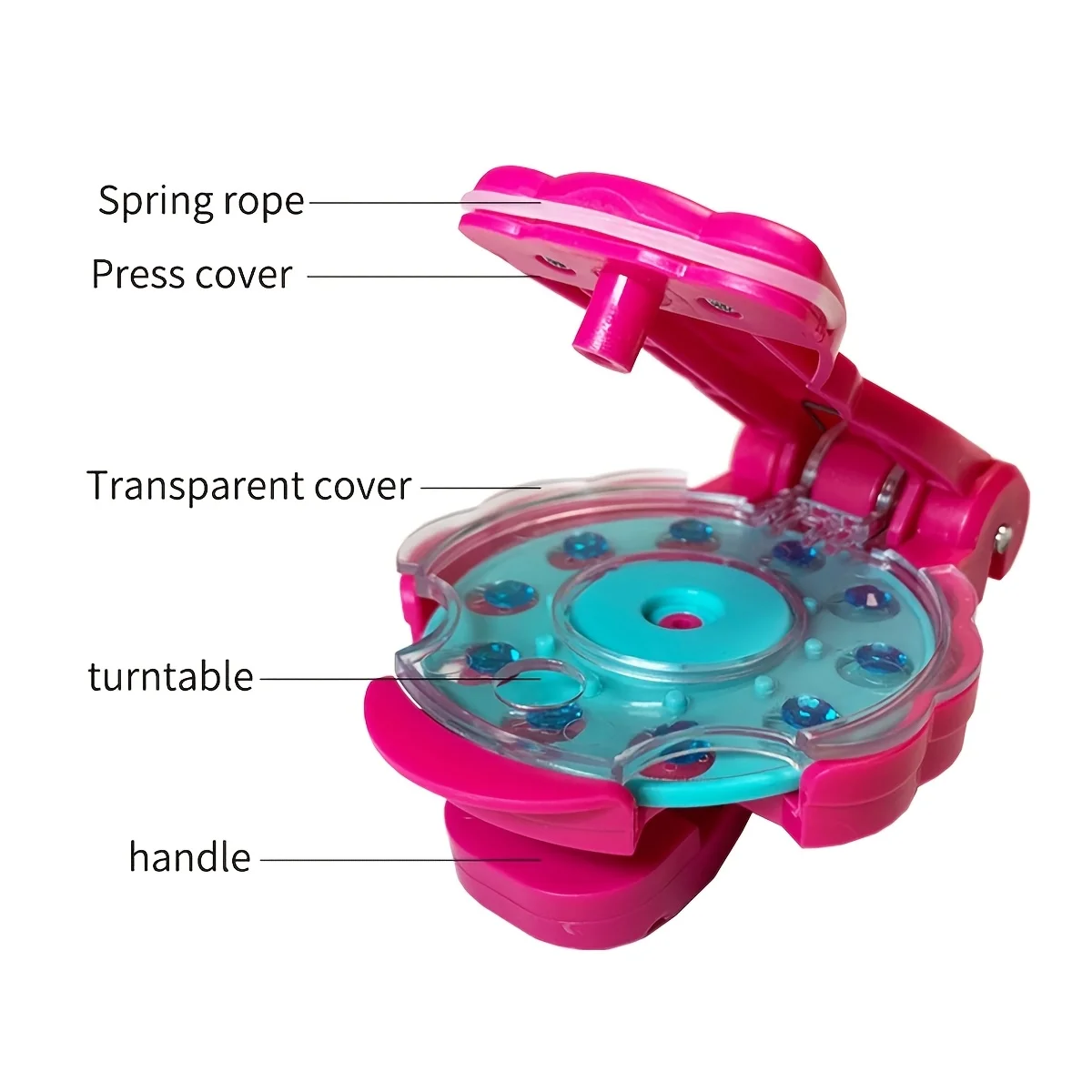 مجموعة أدوات ختم مجوهرات الشعر DIY، مجموعة راديانس مع أداة تصفيف جلام، تحميل النقر اللامع على أي شيء #3