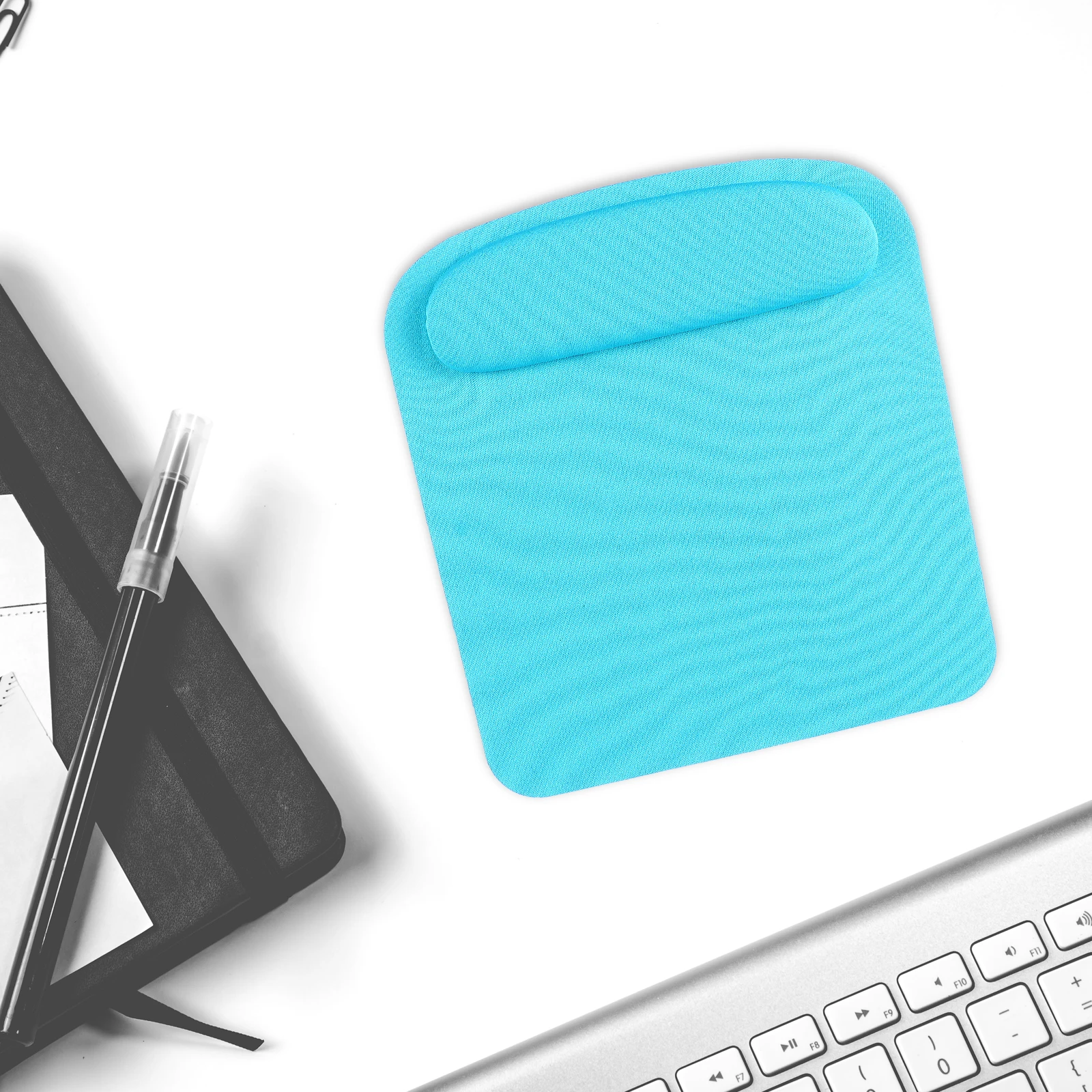 

1pc Ergonomic Wrist Support Mouse Pad Soft Elbow Rest Stress Relief Memory Foam Non Slip Gaming Office Laptop Mat Pu