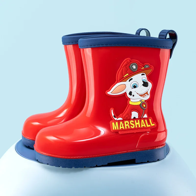 Paw Patrol Chase Children Rain Boots Baby Boys Girl EVA Non-slip Outdoor Cartoon Rain Boots Anti Slip Waterproof Water Boots