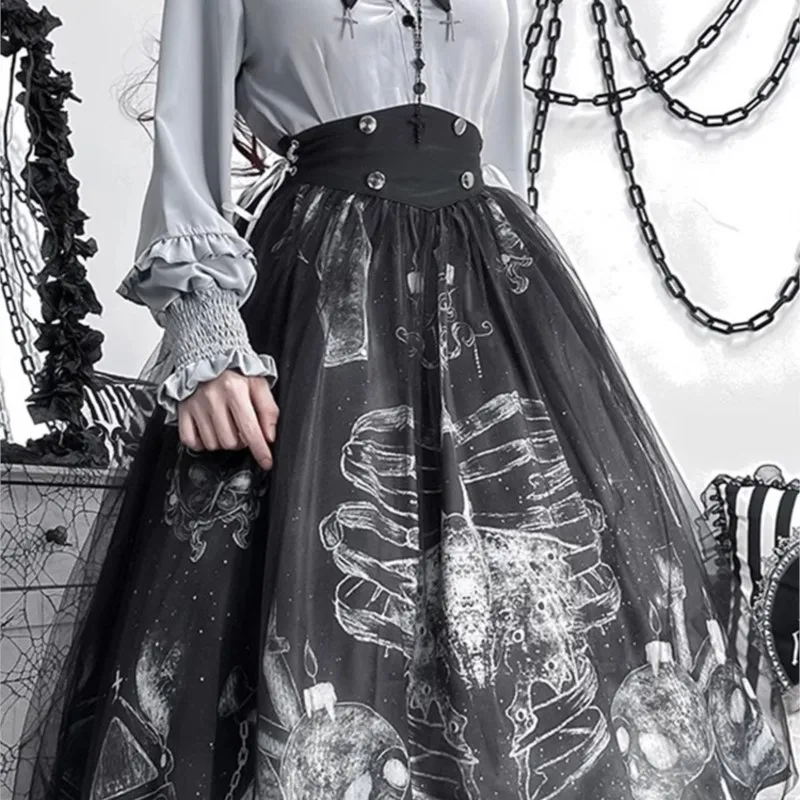 High Quality |Dark Daily Gothic Style Classical Halloween Dress