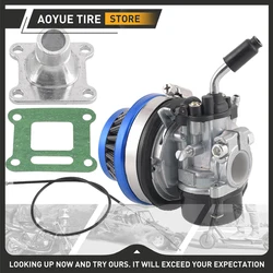 ATV 49cc Performance 19mm Carb Carburetor Air Filter Assembly for 2-stroke 47cc 49 Cc Mini Pocket Bike