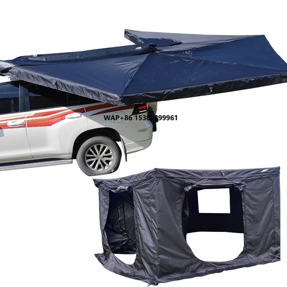 

Wholesale Oxford Fabric Car Roof Tent with 270 Degree Awning Full Coverage Drivers Side Shade for Trucks and SUVs
