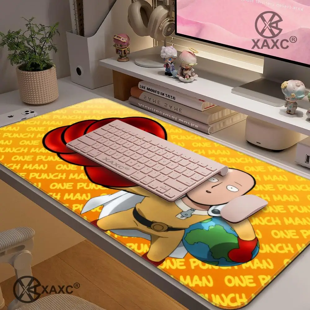 One Punch Mouse Pad Mouse Pad Desk Mouse Pad Cute HD Desk Pad Extended Gaming Keyboard Mats Large XXL Gamer Mousepad 90x40