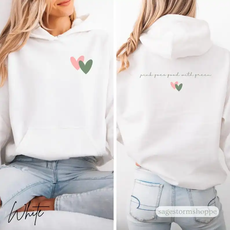 سويت شيرت بغطاء للرأس من Wicked Glinda، سويت شيرت Elphaba ذو وجهين، تم تغييره لقلنسوة Good Morrible بقلنسوة مكنسة الساحرة #3