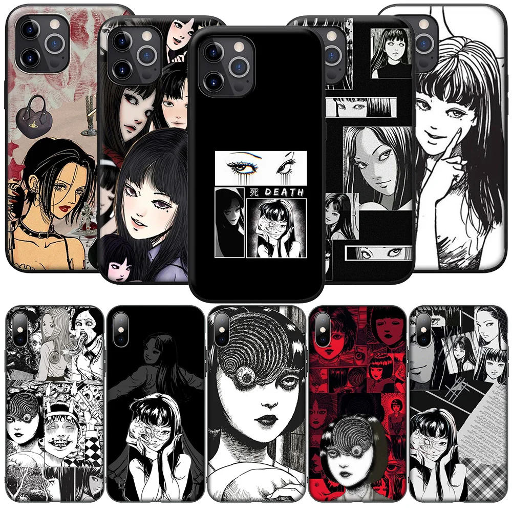 Phone Case for Xiaomi POCO M6 M5 M4 F5 X6 C65 C55 C50 C51 C40 X4 Pro New Cover TW107 Junji Ito horror comics