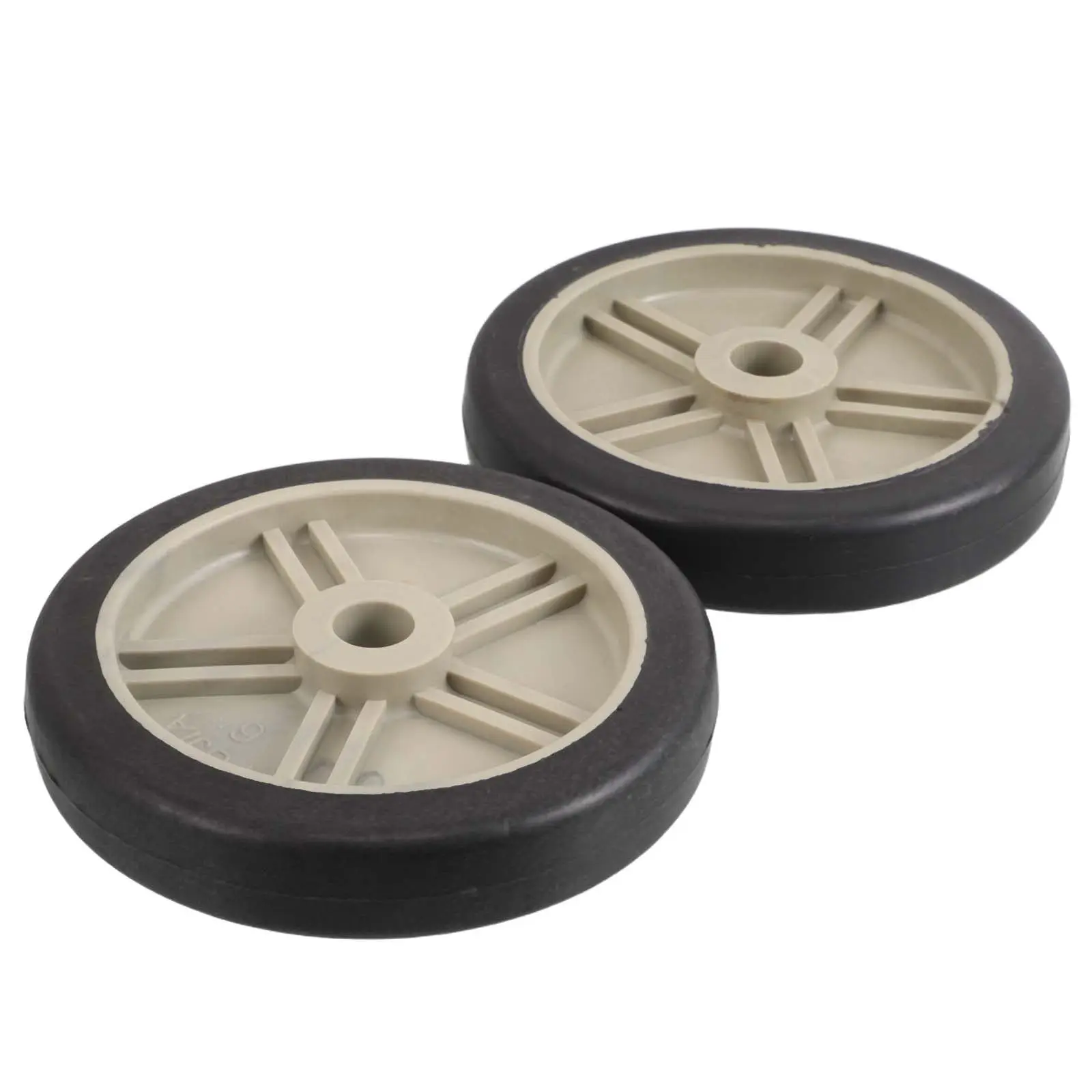 2Pcs Industrial Grade Pneumatic Swivel Caster Wheels for Air Compressor Heavy Duty Inflatable Tire Casters Easy Installation