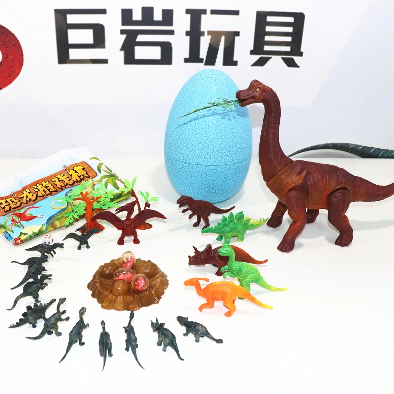 Dinosaur Egg Toy Model Super Size DIY Puzzle Assembly T-rex Electric Egg Laying Brachiosaurus Simulation Animal