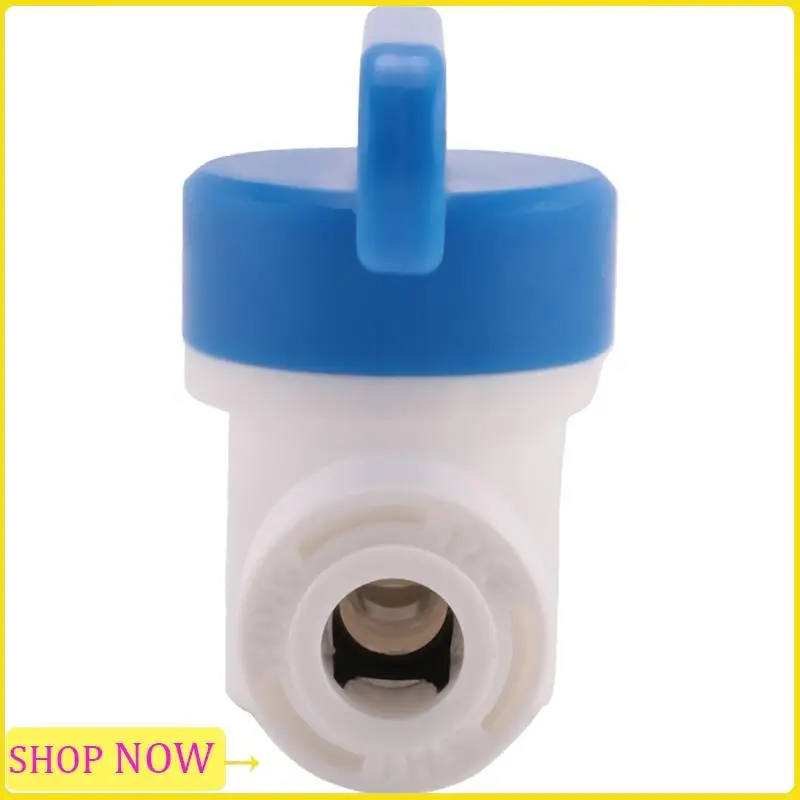 Especial Diameter Ball Valve Quick Connect Fitting 1/4 X 1/4 Inch OD Valve Water System (Package 10)