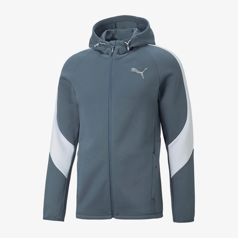 Puma Authentic Men's Loose Patchwork Casual Windproof Hooded Jacket 672386-18