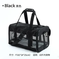 Bolsa de transporte plegable y transpirable para gatos y perros