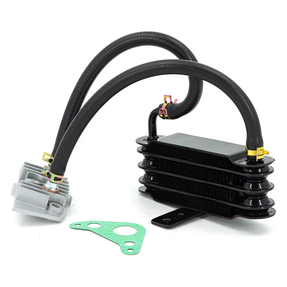 

Motorcycle Oil Cooler Oil Radiator Fit for 50-110CC for Horizontal Engine Dirt Pit Monkey Bike ATV Cooling Radiator Oil Cooler