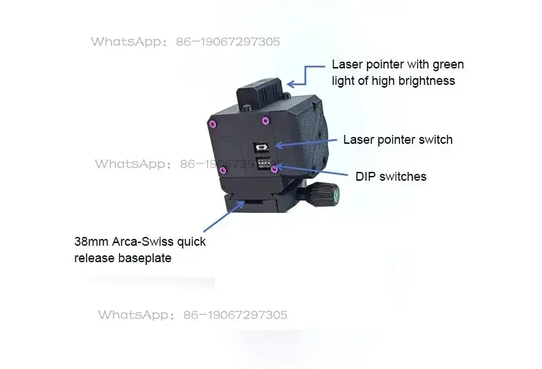Nano Light Adventurer Equatorial Mount Integrated Built-in Laser Pointer with Latitude Adjustment Base