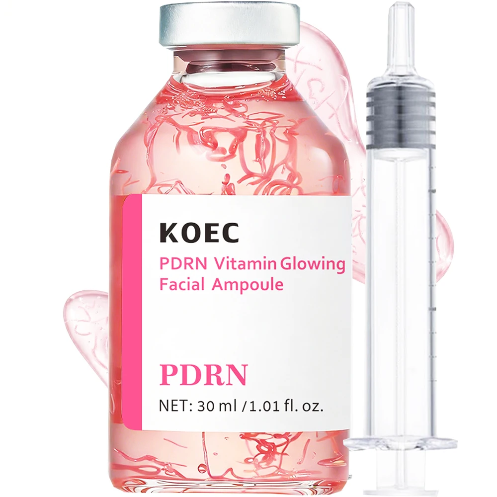 Korea Glass Skin Care Glowing Ampoule Facial Essence PDRN Vitamin Oxygen Stem Cell Serum Whitening Anti-Wrinkle Hydrating